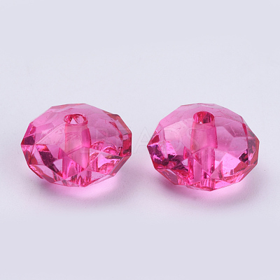 Transparent Acrylic Beads TACR-Q258-8mm-V08-1