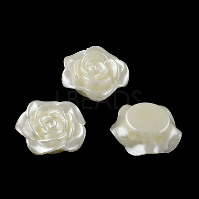 Flower ABS Plastic Imitation Pearl Multi-Strand Links OACR-R016-48-1