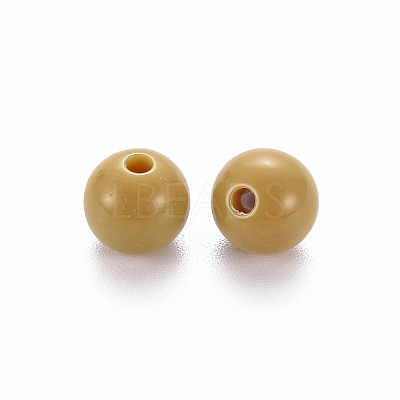 Opaque Acrylic Beads X-MACR-S370-C8mm-29-1