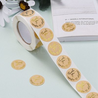 1 Inch Thank You Stickers DIY-G013-A11-1