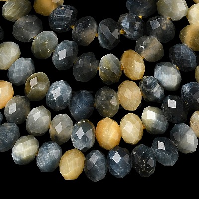 Natural Tiger Eye Bead Strands G-D344-A20-05-1