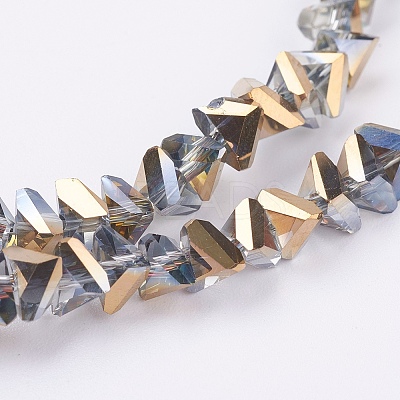 Electroplate Glass Beads Strands EGLA-J145-6mm-HP03-1