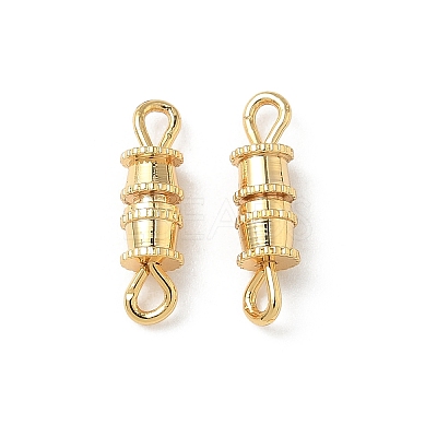 Brass Screw Clasps KK-Z136-44A-G-1