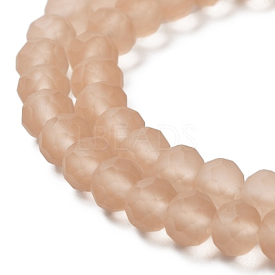 Transparent Glass Beads Strands X-EGLA-A034-T10mm-MD20-1