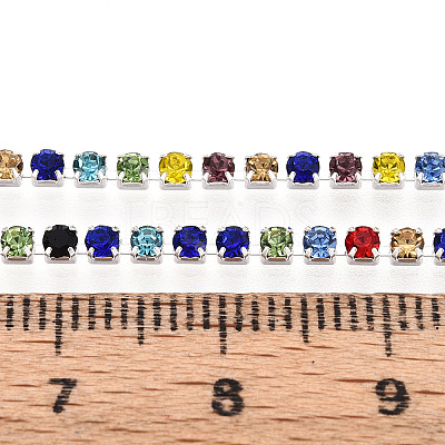 Iron Rhinestone Cup Chains CH-N005-01-1
