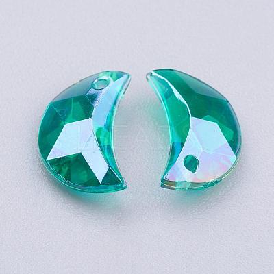 Transparent Acrylic Charms MACR-G046-11mm-A6X-1
