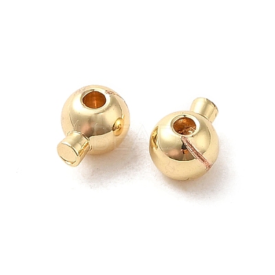 Brass Crimp Beads X-KK-F826-04LG-1