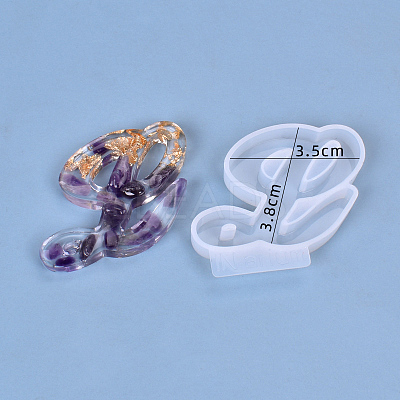 Letter DIY Silicone Molds DIY-I034-08L-1