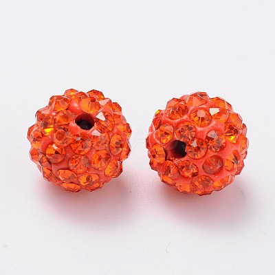 Pave Disco Ball Beads RB-H258-10MM-236-1