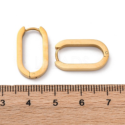 304 Stainless Steel Huggie Hoop Earrings X-STAS-H156-11C-G-1