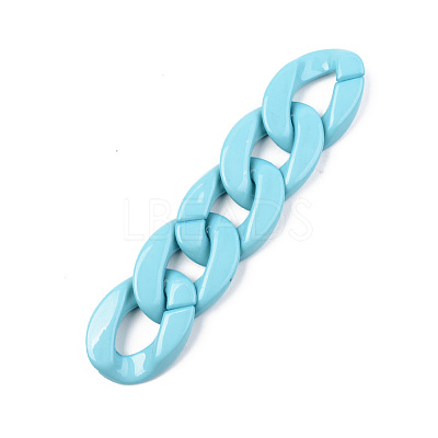 Opaque Acrylic Linking Rings OACR-T024-01-G08-1