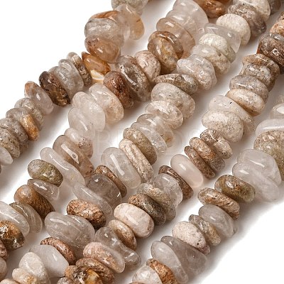 Natural Thousand Layer Phantom Quartz Layered Lodolite Quartz Thousand Layer Garden Quartz Beads Strands GG-CBAC13F-C04-01-1