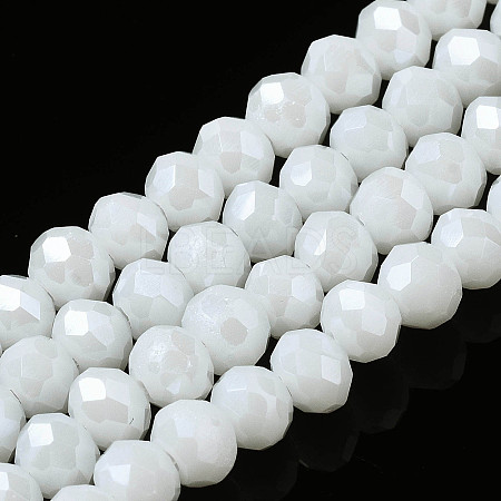 Electroplate Glass Beads Strands EGLA-A034-P2mm-A02-1