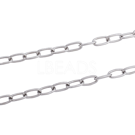 AHANDMAKER 2Pcs 2 Style 304 Stainless Steel Cable Chain STAS-GA0001-06-1