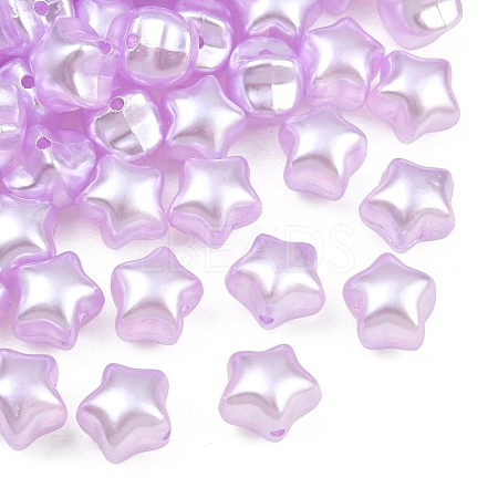 Imitation Pearl Acrylic Beads AC-CBAAA05-15B-1