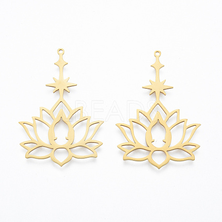 201 Stainless Steel Pendants STAS-N090-LA909-2-1
