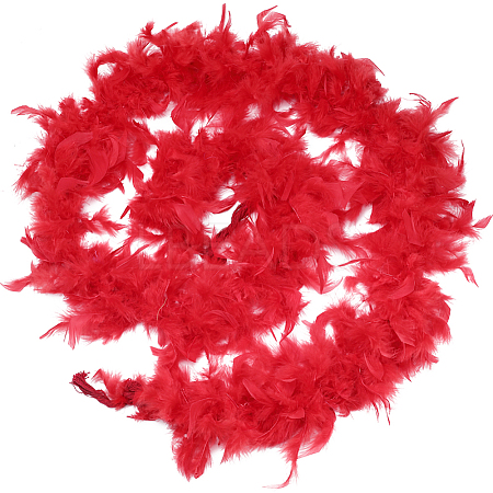 Turkey Feather Fluff Boa for Dancing DIY-WH0568-10C-1