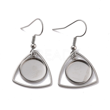 Tarnish Resistant 201 Stainless Steel Earring Hooks LS-STAS-Z036-09P-1