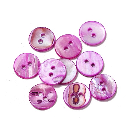 Freshwater Shell Buttons SHEL-C005-01B-02-1