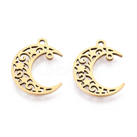 201 Stainless Steel Charms STAS-T066-92G-1