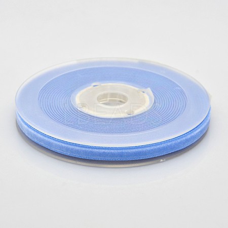 Polyester Velvet Ribbon for Gift Packing and Festival Decoration SRIB-M001-10mm-336-1