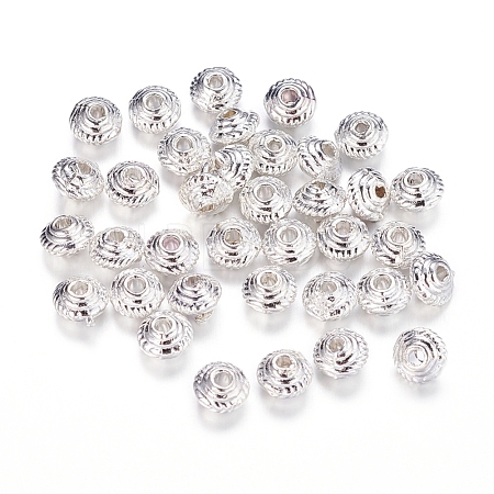 Tibetan Silver Color Plated Spacer Beads K0NJX022-1