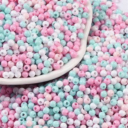 Opaque Acrylic Beads OACR-H118-07A-07-1
