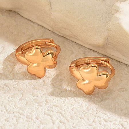 Brass Hoop Earrings YA1685-4-1