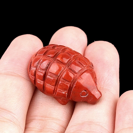 Mini Hedgehog Natural Gemstone Carving Pangolin Animal  Ornament PW-WGB5516-12-1