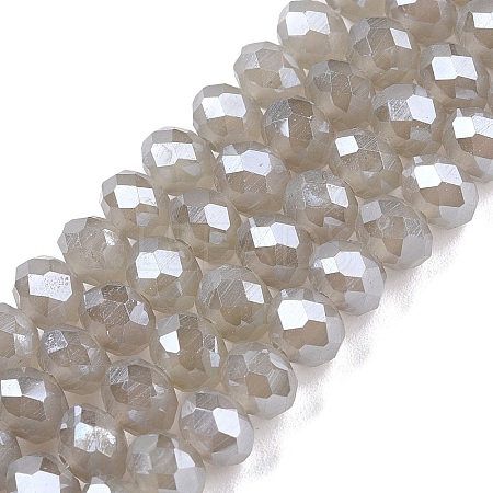 Electroplate Glass Beads Strands EGLA-A044-J6mm-A10-1