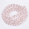 Electroplate Glass Bead Strands EGLA-R015-8mm-8-2