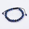 Adjustable Nylon Cord Braided Bead Bracelets BJEW-F308-55H-1