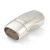 Tarnish Resistant 304 Stainless Steel Magnetic Clasps with Glue-in Ends STAS-O148-03P-2