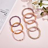 7Pcs 7 Style Handmade Polymer Clay Heishi Surfer Stretch Bracelets Set BJEW-SW00073-04-6