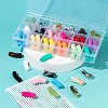 72Pcs 18 Style CCB Plastic & Imitation Gemstone & Opaque Acrylic Beads MACR-LS0001-05A-5