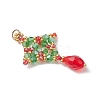 Christmas Glass Pendants PALLOY-MZ01051-01-3