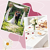 300Pcs Polyester Artificial Rose Flower Petals FIND-CN0002-43C-5