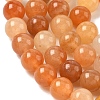 Natural Red Aventurine Bead Strands G-P257-02-8mm-01-4
