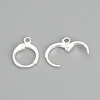 Brass Huggie Hoop Earring Findings LS-KK-R071-08S-2