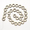 Electroplate Non-magnetic Synthetic Hematite Beads Strands G-F300-04-06-2