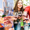 Alloy Enamel Wine Glass Charms AJEW-SC0002-10-5