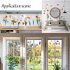 4 Sheets 4 Styles Tulip Flower PVC Waterproof Static Stickers AJEW-WH0033-84-5