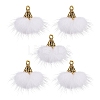 Faux Mink Fur Tassel Pendant Decorations FIND-YW0002-24D-1