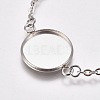 304 Stainless Steel Bracelet Making STAS-WH0014-23P-2