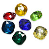 Glass Pointed Back Rhinestone Cabochons RGLA-A003-14x7mm-M-2