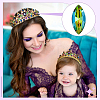 100Pcs Glass Rhinestone Cabochons RGLA-FG0001-25A-5