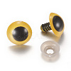 Craft Plastic Doll Eyes Stuffed Toy Eyes X-DIY-R039-8mm-03-1
