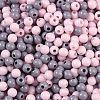 Opaque Acrylic Beads OACR-H118-07B-09-3