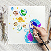 PET Hollow Out Drawing Painting Stencils DIY-WH0391-0356-7