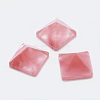 Watermelon Stone Glass Cabochons G-G759-Y17-1